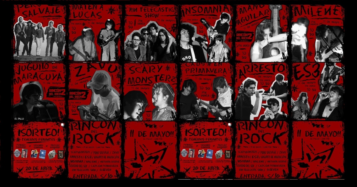 ‘El rincón del rock’: El gran concierto trujillano en su segunda edición